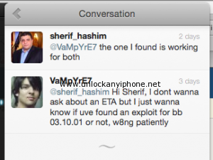 tweet iPhone 4 unlock tweet