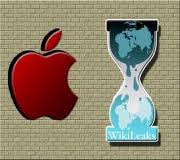 Apple wikileaks logo Apple wikileaks logo