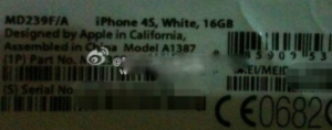 iphone 4 S label iphone 4 S label