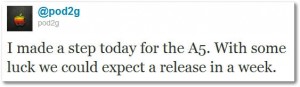 pod2g Untethered-Jailbreak tweet pod2g tweet on untethered jailbreak for iPhone 4S and iPad 2