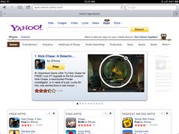 Yahoo iOS app search Yahoo launches iOS app search