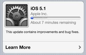 iOS 5.1 upgrade iOS 5.1 upgrade for iPhone and iPad