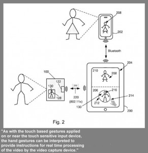 Apple 3D gesture pattent