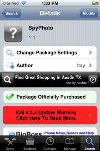 Spy Photo for iPhone