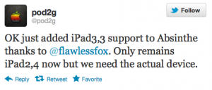 @pod2g tweet about the release of  5.1.1 jailbreak